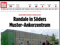 Bild zum Artikel: Ausschreitungen in Ingolstadt - Randale in Söders Muster-Ankerzentrum