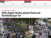 Bild zum Artikel: Hells-Angels-Rocker planen Demo am Brandenburger Tor