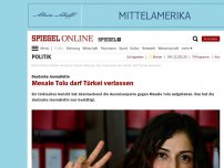 Bild zum Artikel: Deutsche Journalistin: Mesale Tolu darf angeblich Türkei verlassen