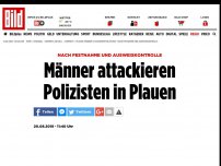 Bild zum Artikel: Bei Festnahme - Männer attackieren Polizisten in Plauen