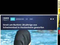 Bild zum Artikel: Streit um Burkini: 28-Jährige aus Schwimmbad in Hockenheim geworfen