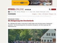 Bild zum Artikel: Polizeieinsatz in Franken: Die Belagerung des Drachenlords