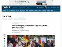 Bild zum Artikel: Dresdner Pegida-Demonstrant entpuppt sich als LKA-Mitarbeiter