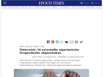 Bild zum Artikel: Österreich: 19 verurteilte nigerianische Drogendealer abgeschoben