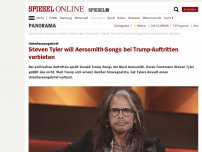 Bild zum Artikel: Unterlassungsbrief: Steven Tyler will Aerosmith-Songs bei Trump-Auftritten verbieten