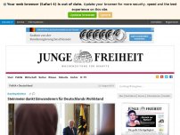 Bild zum Artikel: Steinmeier dankt Einwanderern für Deutschlands Wohlstand