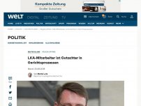 Bild zum Artikel: LKA-Mitarbeiter ist Gutachter in Gerichtsprozessen