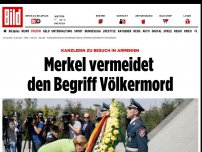 Bild zum Artikel: Kanzlerin-Besuch in Armenien - Merkel vermeidet den Begriff Völkermord
