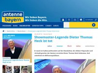 Bild zum Artikel: Showmaster-Legende Dieter Thomas Heck ist tot