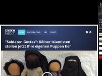 Bild zum Artikel: 'Soldaten Gottes': Kölner Islamisten stellen jetzt ihre eigenen Puppen her