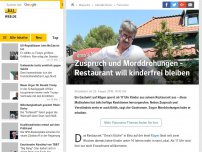 Bild zum Artikel: Zuspruch und Morddrohungen - Restaurant will kinderfrei bleiben