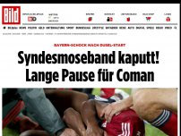 Bild zum Artikel: Bayern-Schock nach Dusel-Start - Syndesmoseband kaputt! Lange Pause für Coman
