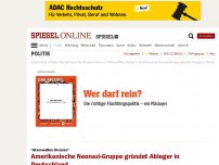 Bild zum Artikel: 'Atomwaffen Division': Amerikanische Neonazi-Gruppe gründet Ableger in Deutschland