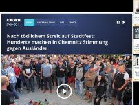 Bild zum Artikel: Tödlicher Streit auf Stadtfest: Hunderte demonstrieren in Chemnitz