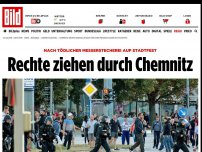 Bild zum Artikel: Nach Mord auf Stadtfest - 1000 wütende Protestler in Chemnitz auf der Straße