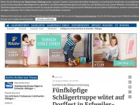 Bild zum Artikel: Fünfköpfige Schlägertruppe wütet auf Dorffest in Erfweiler-Ehlingen