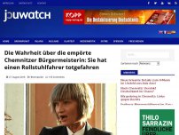 Bild zum Artikel: Die Wahrheit über die empörte Chemnitzer Bürgermeisterin: Sie hat einen Rollstuhlfahrer totgefahren