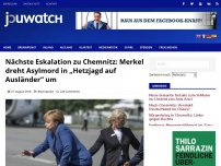 Bild zum Artikel: Nächste Eskalation zu Chemnitz: Merkel dreht Asylmord in „Hetzjagd auf Ausländer“ um