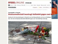 Bild zum Artikel: Tötungsdelikt in Chemnitz: Staatsanwaltschaft beantragt Haftbefehl für zwei Männer