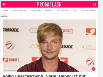Bild zum Artikel: Völlig überraschend: Samu Haber ist mit Unbekannter verlobt!