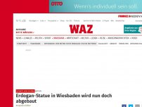 Bild zum Artikel: Aktion: Vier Meter große Erdogan-Statue in Wiesbaden aufgestellt
