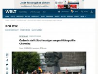 Bild zum Artikel: Özdemir stellt Strafanzeigen wegen Hitlergruß in Chemnitz