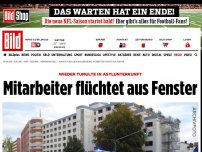 Bild zum Artikel: wieder Tumulte in Asylunterkunft - Mitarbeiter flüchtet aus Fenster