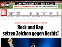 Bild zum Artikel: Die Toten Hosen in Chemnitz - Rock und Rap setzen Zeichen gegen Rechts!