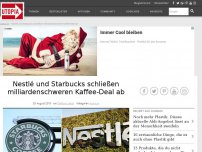 Bild zum Artikel: Nestlé und Starbucks schließen milliardenschweren Kaffee-Deal ab