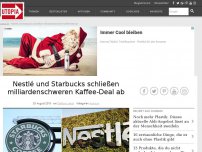 Bild zum Artikel: Nestlé und Starbucks schließen milliardenschweren Kaffee-Deal ab