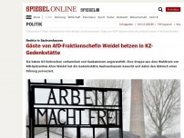 Bild zum Artikel: Rechte in Sachsenhausen: Gäste von AfD-Fraktionschefin Weidel hetzen in KZ-Gedenkstätte