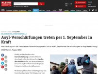 Bild zum Artikel: Asyl-Verschärfungen treten per 1. September in Kraft