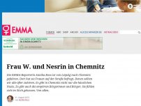 Bild zum Artikel: Frau W. und Nesrin in Chemnitz