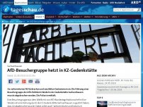 Bild zum Artikel: AfD-Besuchergruppe hetzt in KZ-Gedenkstätte Sachsenhausen