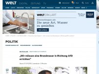 Bild zum Artikel: „Wir müssen eine Brandmauer in Richtung AfD errichten“
