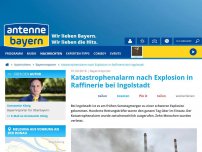 Bild zum Artikel: Katastrophenalarm nach Explosion in Raffinerie bei Ingolstadt