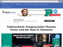 Bild zum Artikel: Faktencheck: Fotojournalist Thomas Victor und der Nazi in Chemnitz
