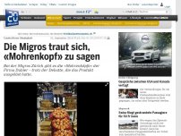 Bild zum Artikel: Umstrittene Süssigkeit: Die Migros traut sich, «Mohrenkopf» zu sagen