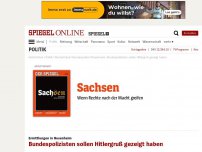 Bild zum Artikel: Ermittlungen in Rosenheim: Bundespolizisten sollen Hitlergruß gezeigt haben