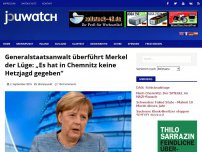 Bild zum Artikel: Generalstaatsanwalt überführt Merkel der Lüge: „Es hat in Chemnitz keine Hetzjagd gegeben“