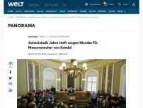 Bild zum Artikel: Achteinhalb Jahre Haft wegen Mordes für Messerstecher von Kandel