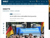 Bild zum Artikel: Aus der AfD ist eine rechtsradikale Partei geworden