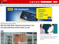 Bild zum Artikel: Gastkommentar von Klaus Kelle - Wie die Tagesschau über Chemnitz berichtet, hat mit öffentlich-rechtlichem Journalismus nichts mehr zu tun