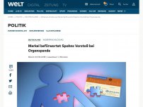 Bild zum Artikel: Wer nicht „Nein“ sagt, soll automatisch Organspender werden