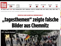 Bild zum Artikel: Tage verwechselt - „tagesthemen“ zeigte falsche Bilder aus Chemnitz