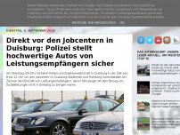 Bild zum Artikel: Direkt vor den Jobcentern in Duisburg: Polizei stellt hochwertige Autos von Leistungsempfängern sicher