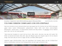 Bild zum Artikel: FCK-Fans senden Cornflakes zur DFB-Zentrale