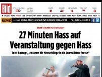 Bild zum Artikel: Beim Chemnitz-Konzert - 27 Minuten Hass auf Veranstaltung gegen Hass