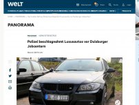 Bild zum Artikel: Polizei beschlagnahmt Luxusautos vor Duisburger Jobcentern