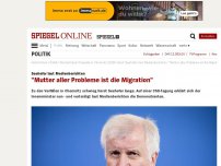 Bild zum Artikel: Seehofer laut Medienberichten: 'Mutter aller Probleme ist die Migration'